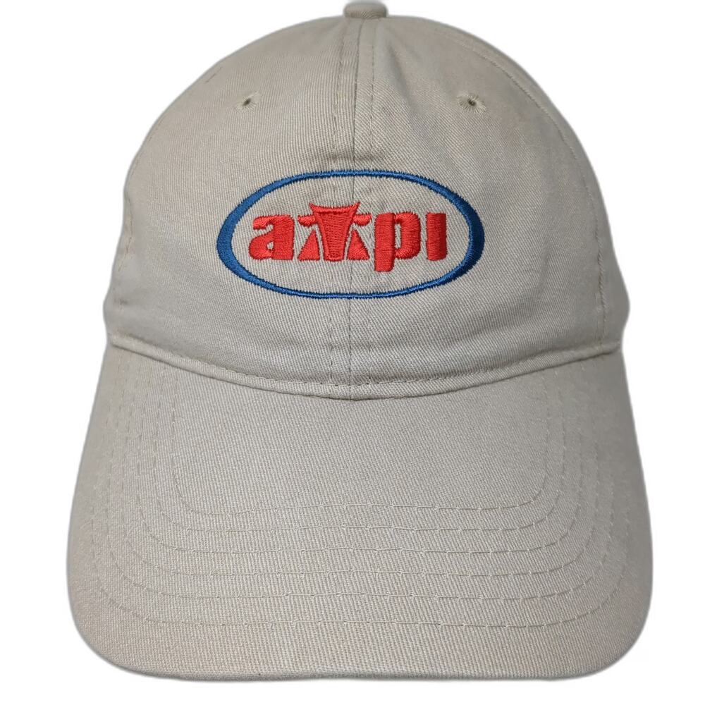AMC AMPI Associated Milk Producers Inc Beige Baseball Cap One Size Slideback Hat
